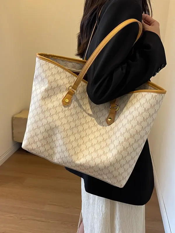Women's Large Capacity Retro Commuter Tote Bag - Image 7