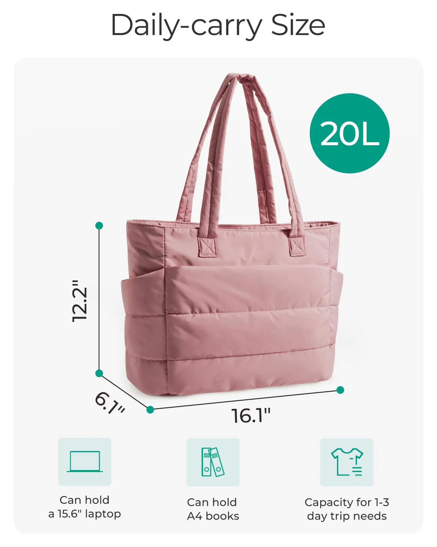 Large Capacity Cross-Border Women's Tote Bag Multi-Functional Storage Bag — feature 18