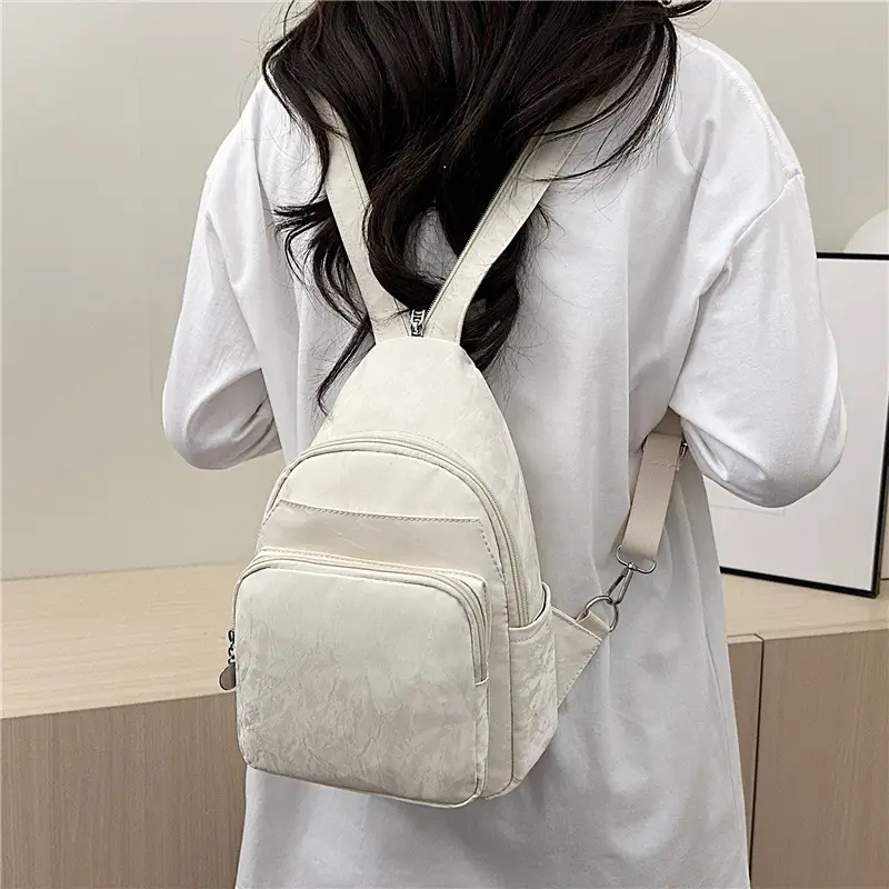 Women's Korean Style Casual Multi-Layer Backpack - Image 7