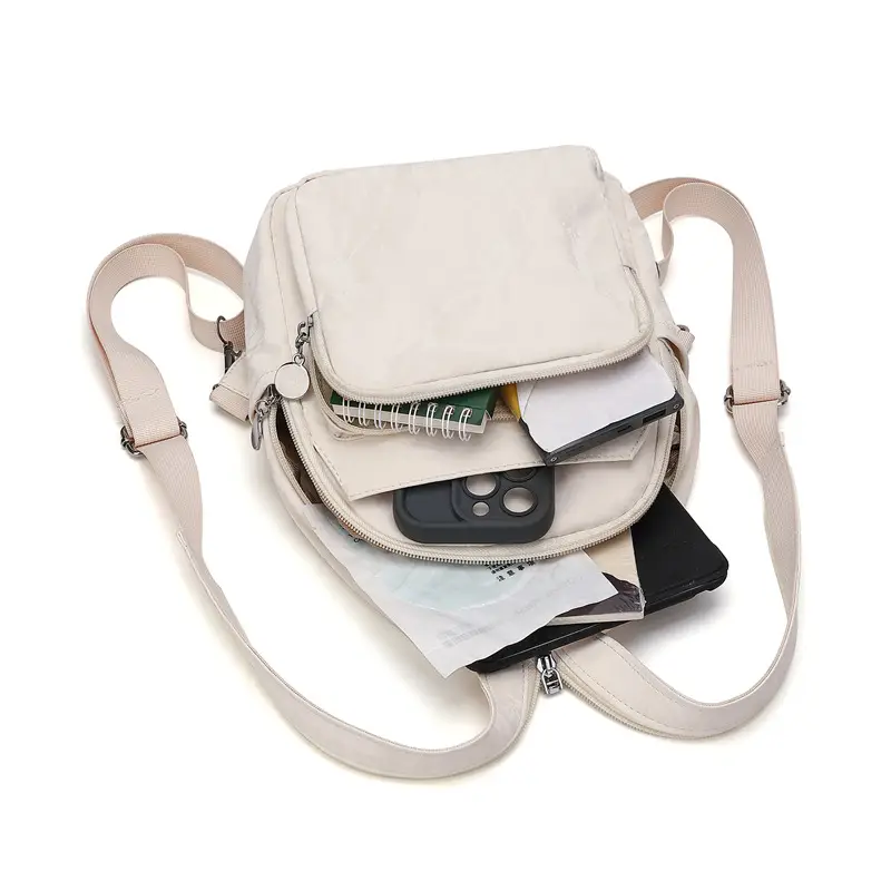 Women's Korean Style Casual Multi-Layer Backpack - Image 9