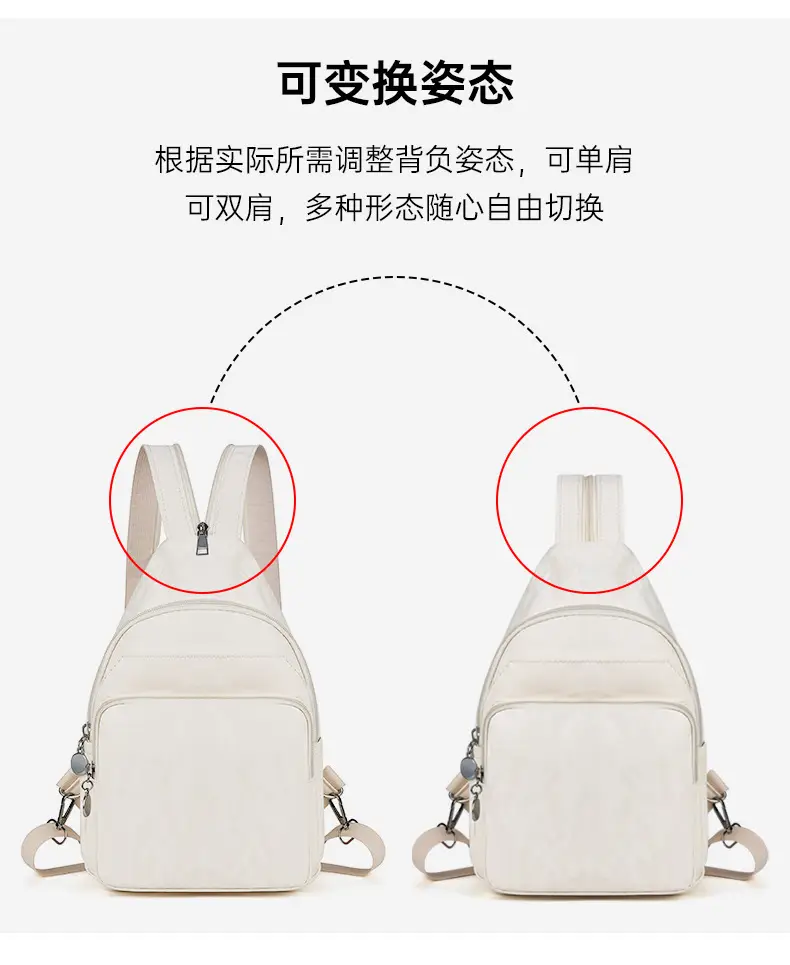 Women's Korean Style Casual Multi-Layer Backpack — feature 13