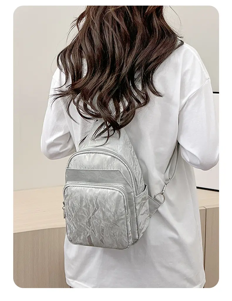 Women's Korean Style Casual Multi-Layer Backpack — feature 36