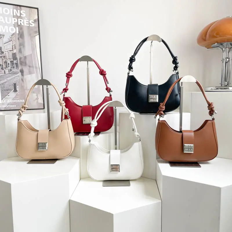Black French Fashion Small Square Shoulder Bag 2025