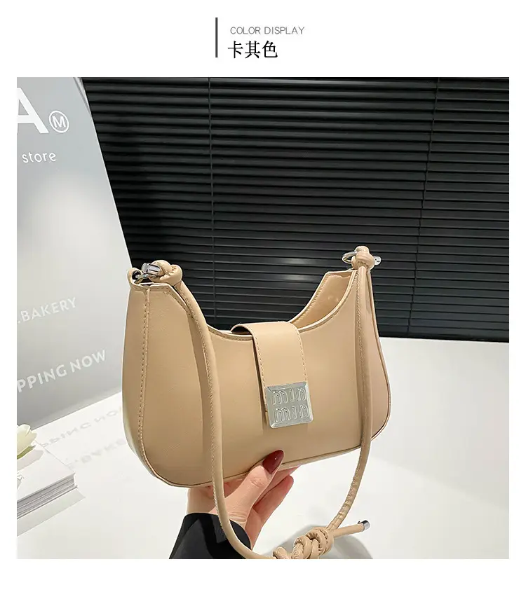 Black French Fashion Small Square Shoulder Bag 2025 — feature 12
