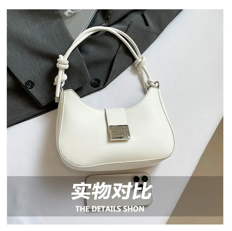 Black French Fashion Small Square Shoulder Bag 2025 — feature 6