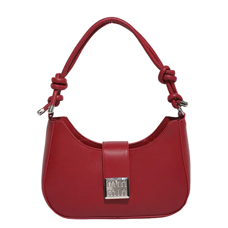 Black French Fashion Small Square Shoulder Bag 2025