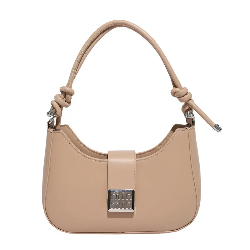 Black French Fashion Small Square Shoulder Bag 2025