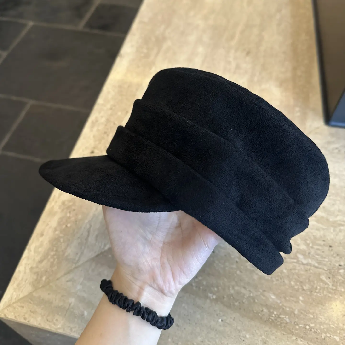 Women Wool Bucket Hat Maroon Soft Wool — feature 17