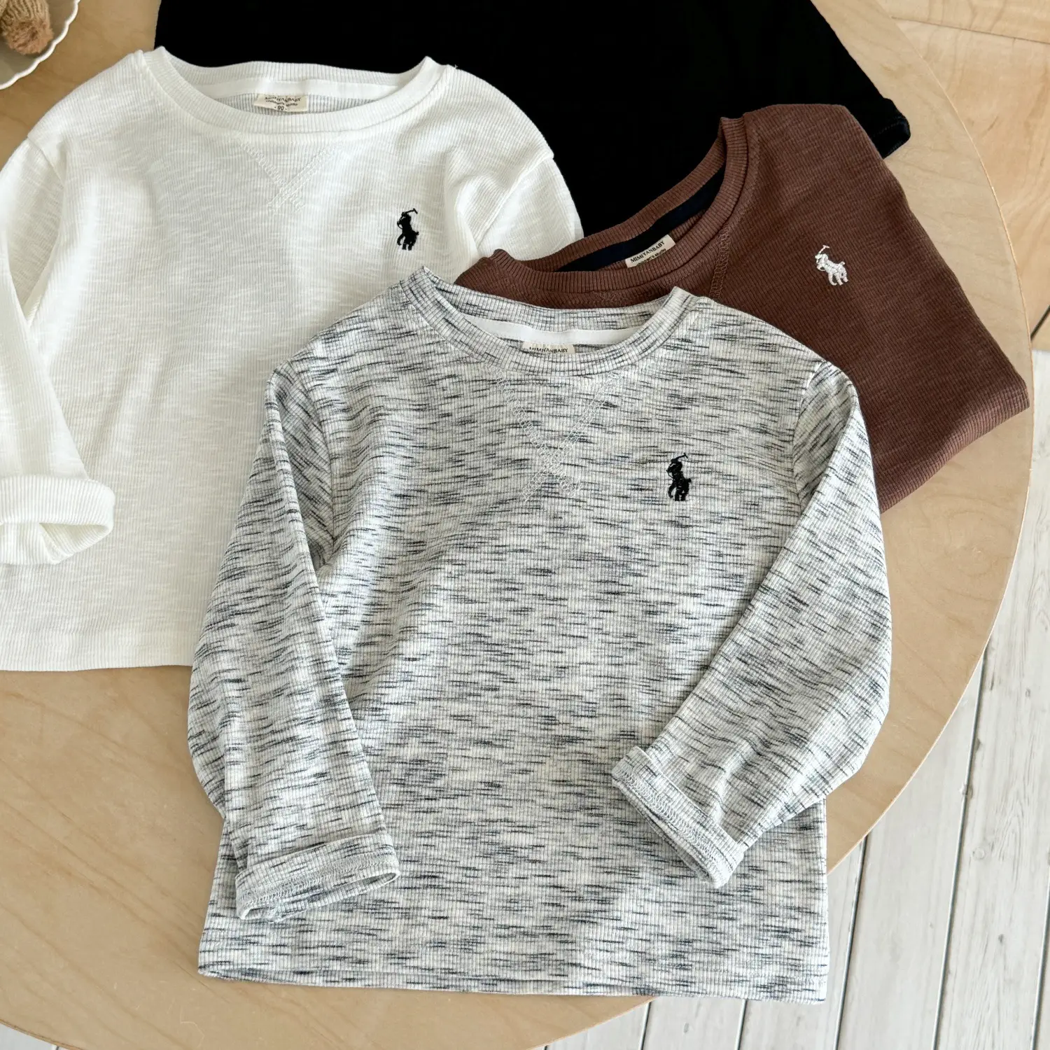 White Long Sleeve T-Shirt for Boys 2025 Spring Autumn — feature 16