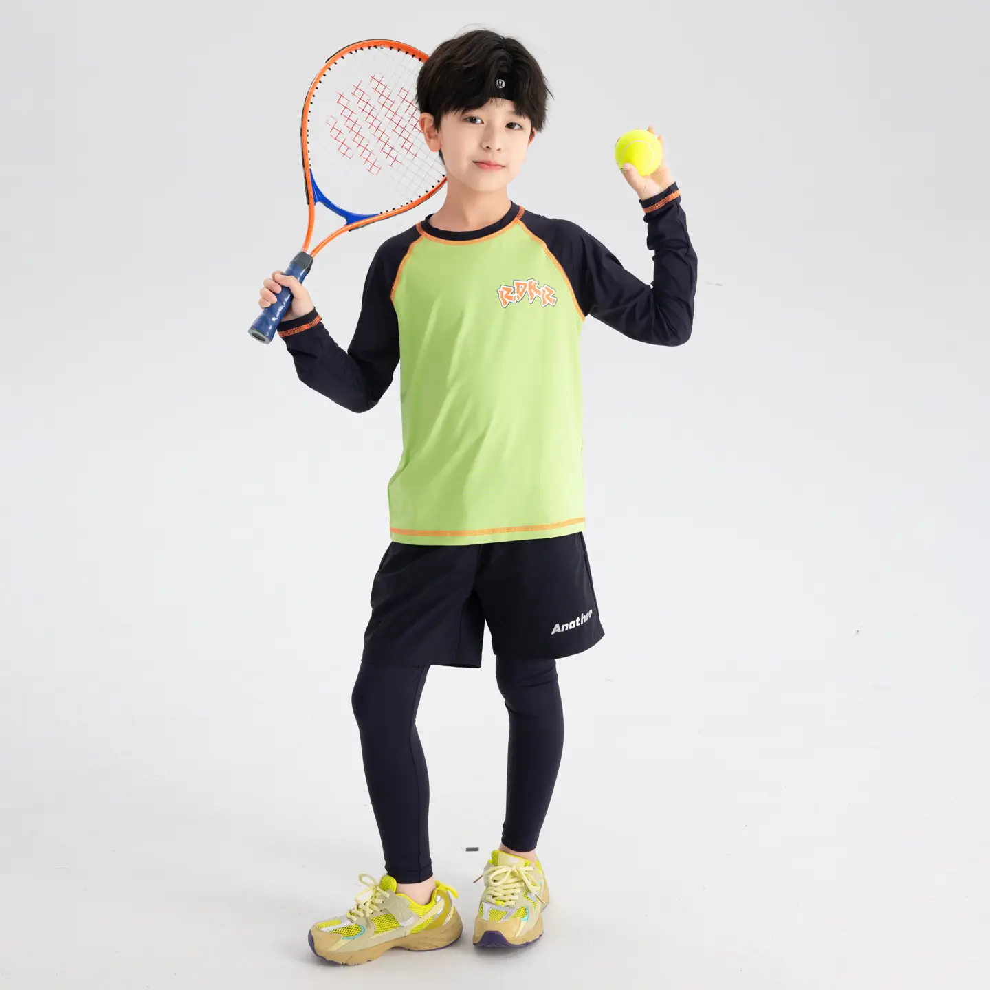 Boys Running T-Shirt Green 2025 Lightweight