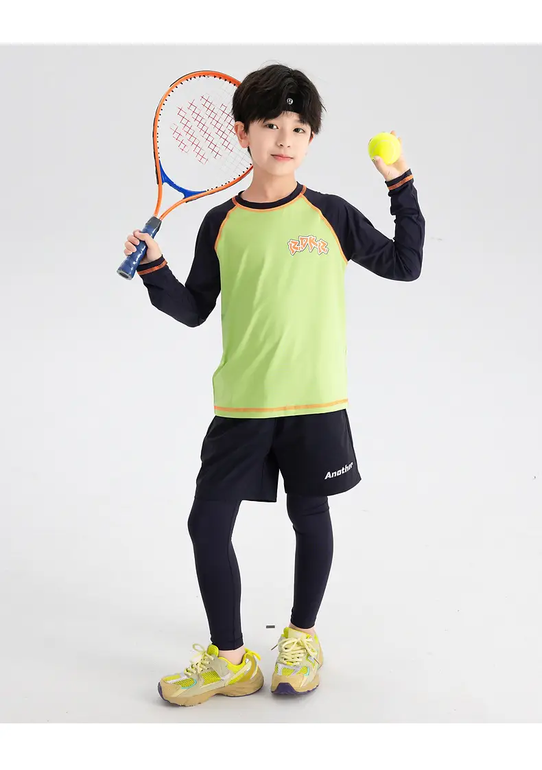 Boys Running T-Shirt Green 2025 Lightweight — feature 17