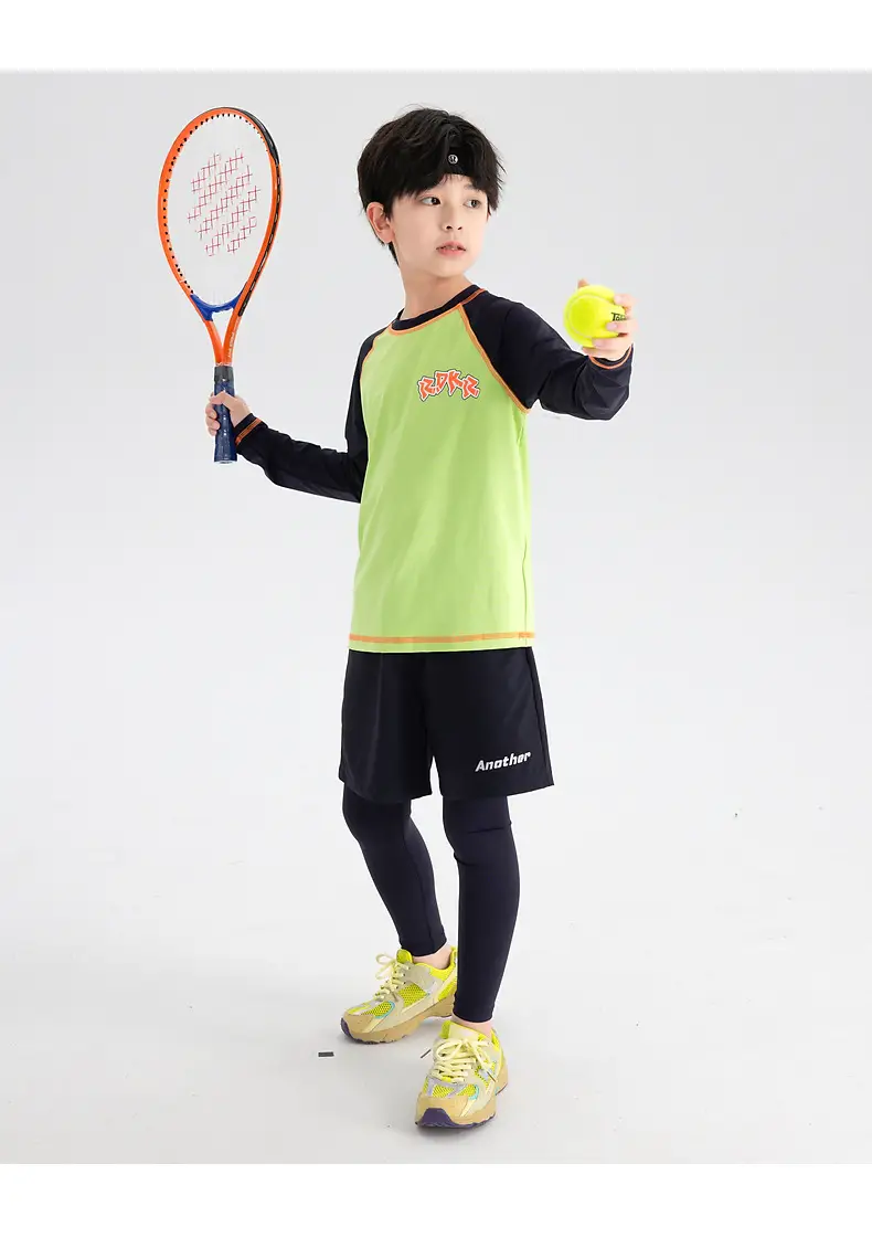 Boys Running T-Shirt Green 2025 Lightweight — feature 19