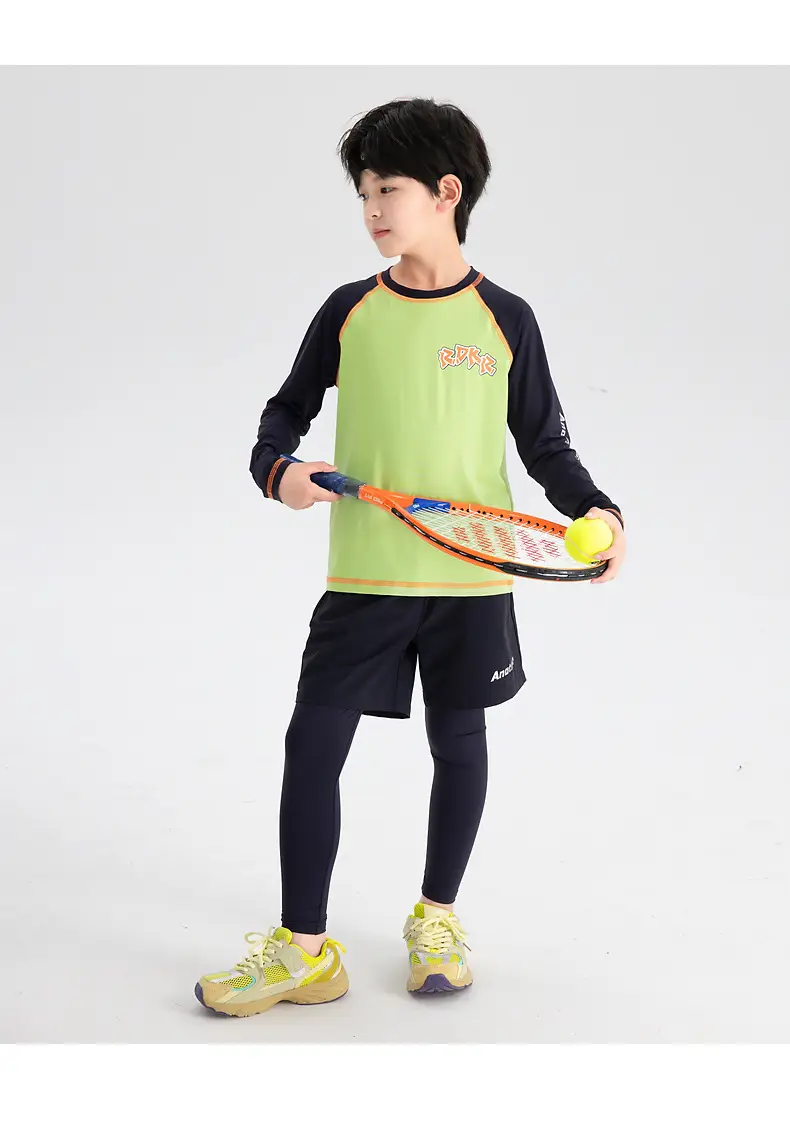 Boys Running T-Shirt Green 2025 Lightweight — feature 20