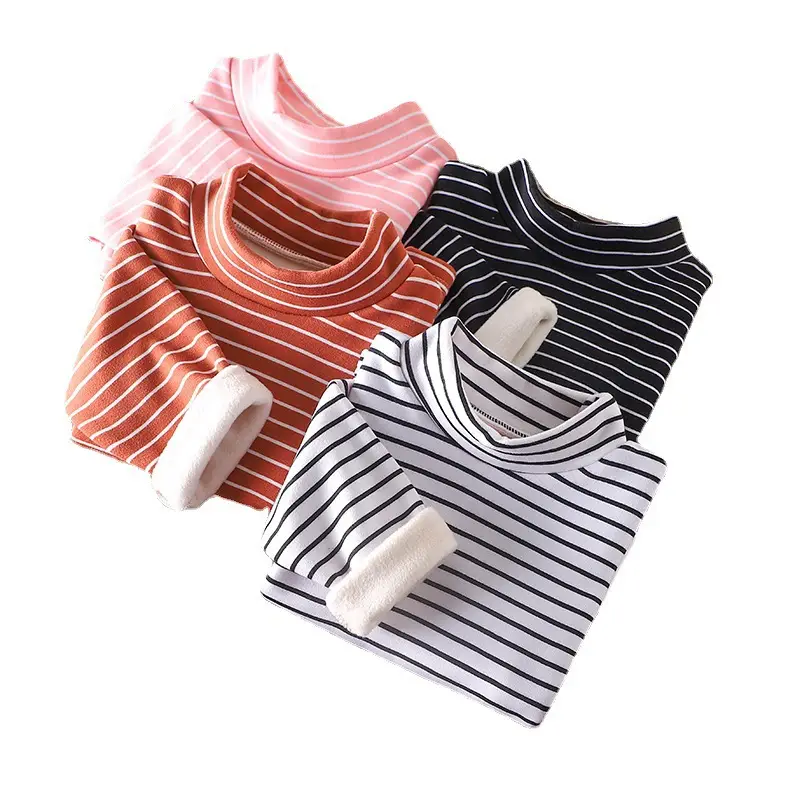 Girls Striped Long Sleeve T-Shirt Blue Skirt Set - Image 9