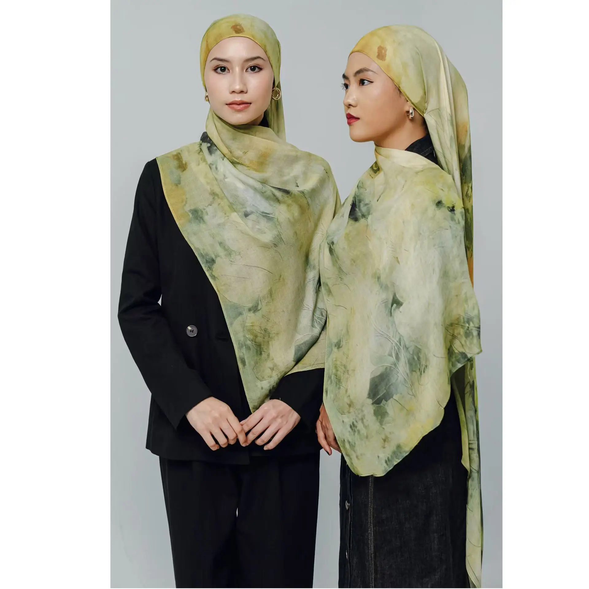 Single-Sided Printed Permeable Shawl for Women - Image 31