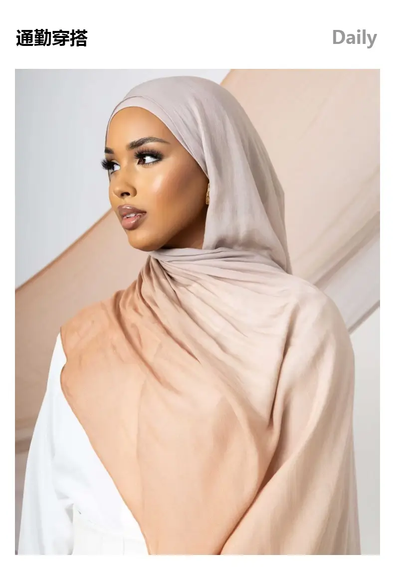 Single-Sided Printed Permeable Shawl for Women — feature 2