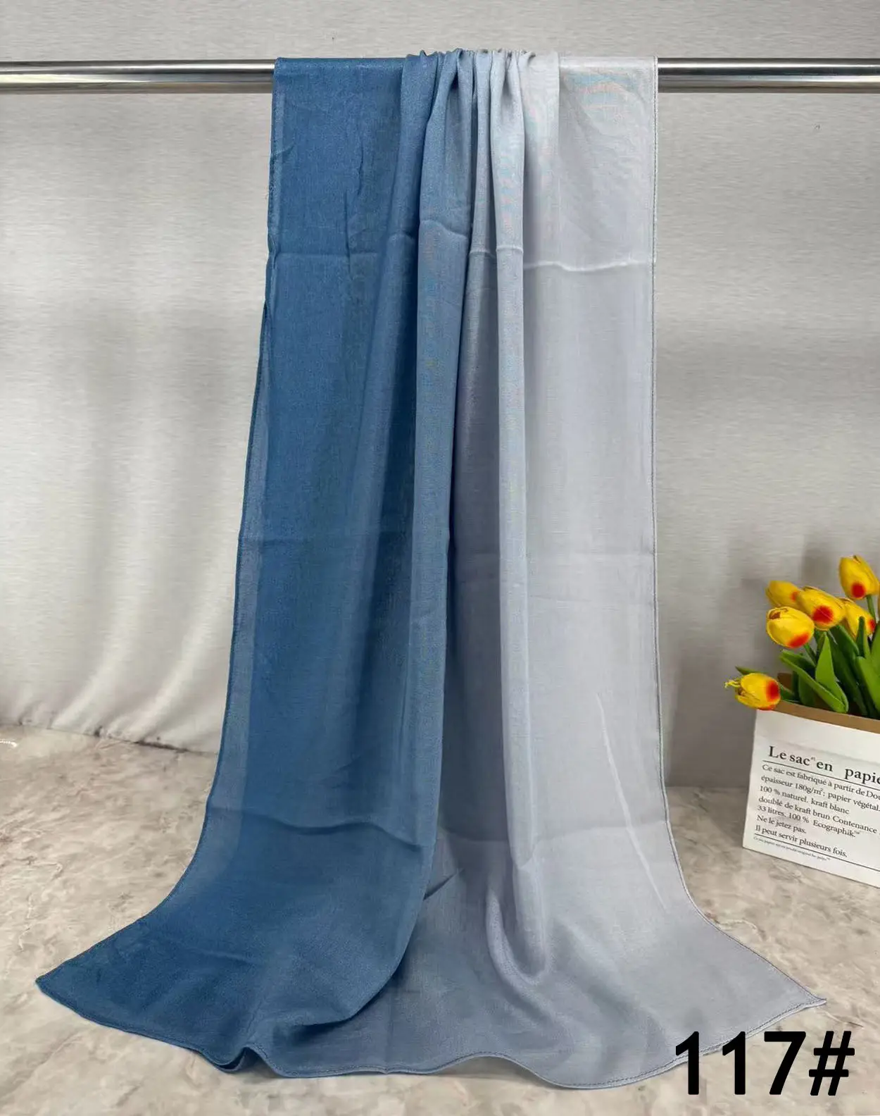Single-Sided Printed Permeable Shawl for Women - Image 10