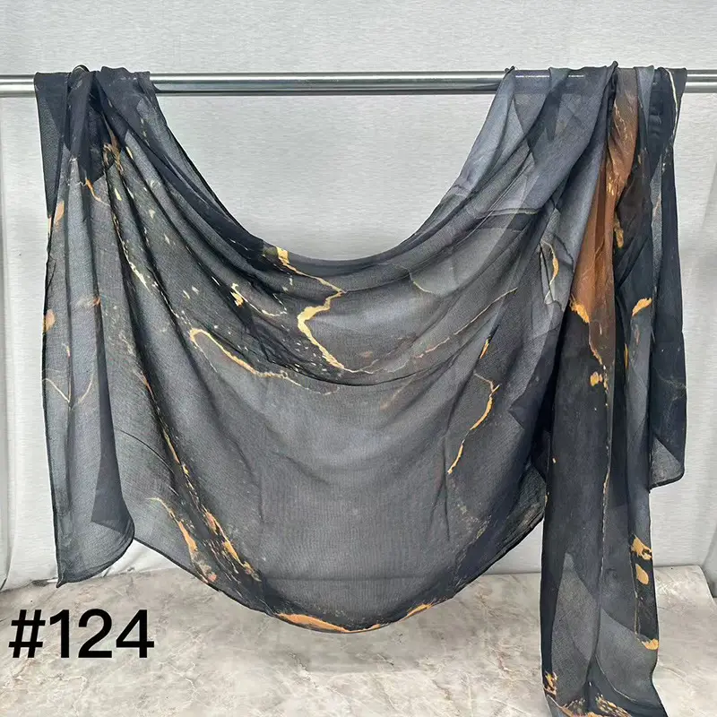 Single-Sided Printed Permeable Shawl for Women - Image 16