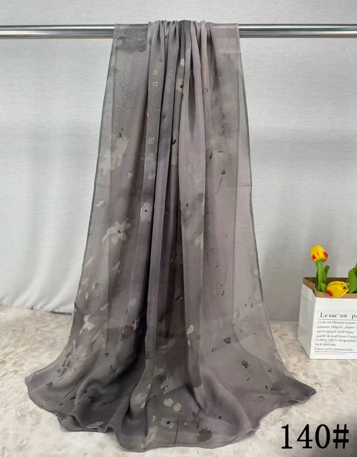 Single-Sided Printed Permeable Shawl for Women - Image 27