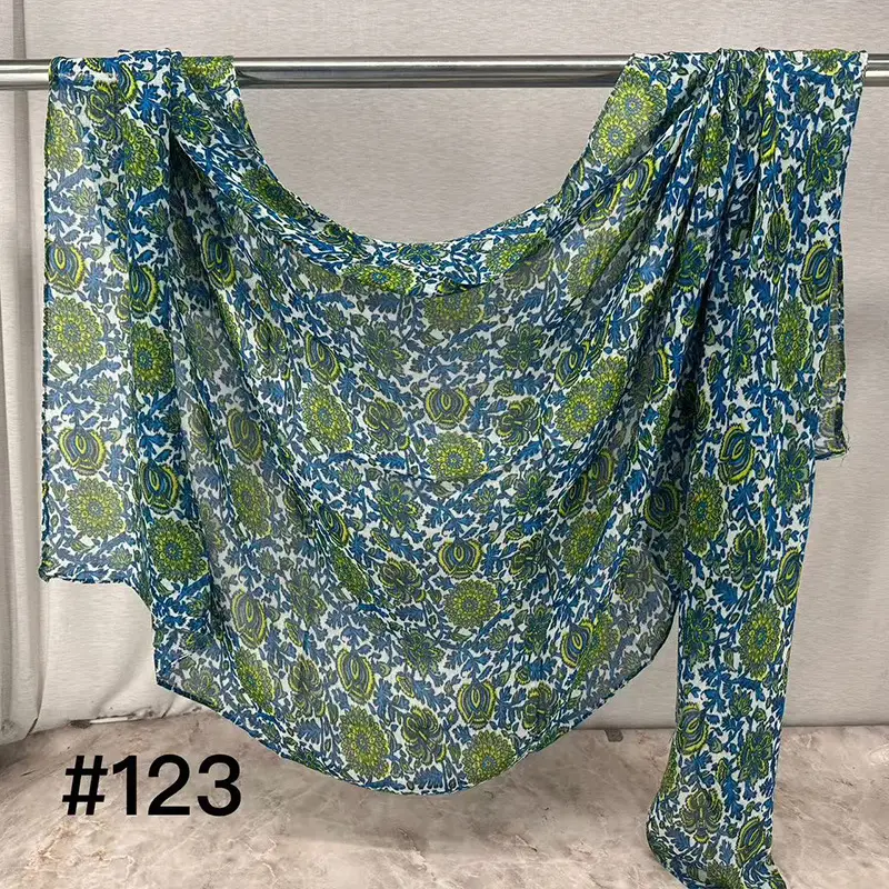 Single-Sided Printed Permeable Shawl for Women - Image 28