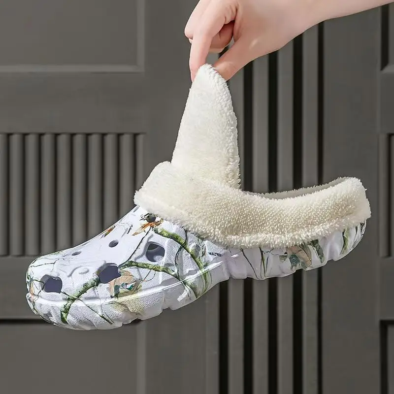 New Factory Winter Men's Cotton Slippers Non-Slip Thick