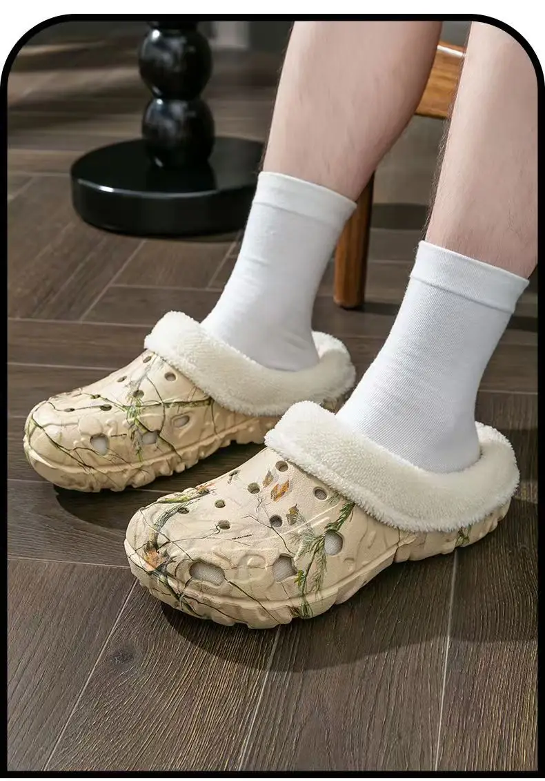 New Factory Winter Men's Cotton Slippers Non-Slip Thick — feature 11