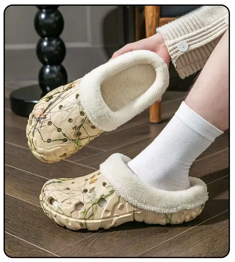 New Factory Winter Men's Cotton Slippers Non-Slip Thick — feature 15