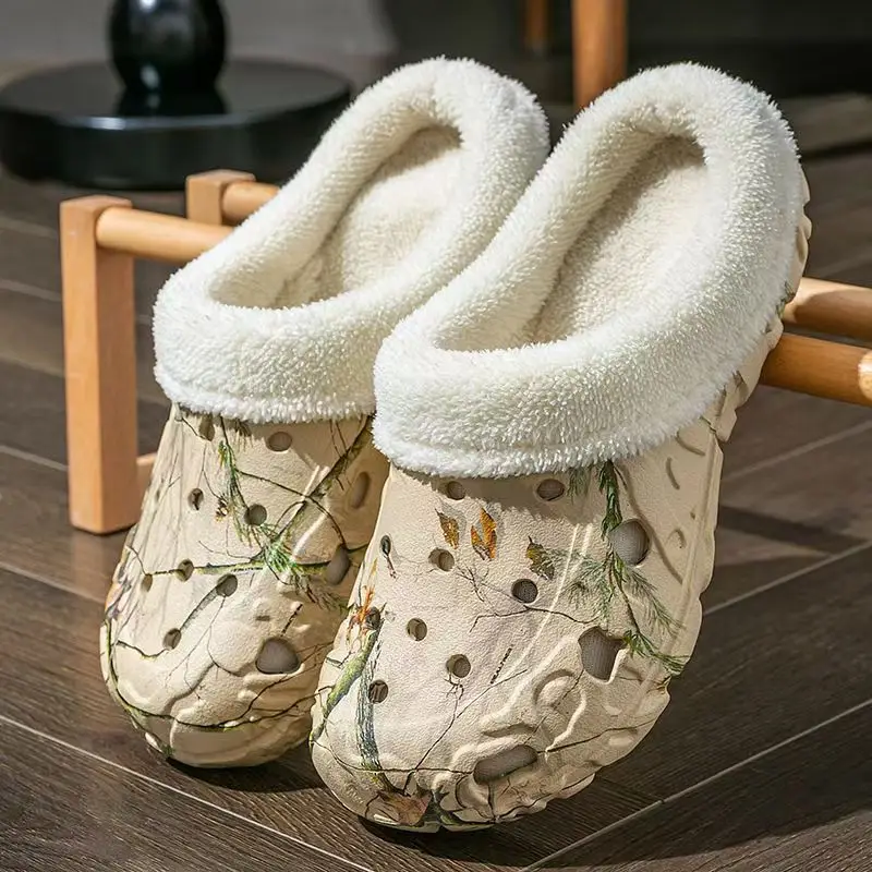 New Factory Winter Men's Cotton Slippers Non-Slip Thick