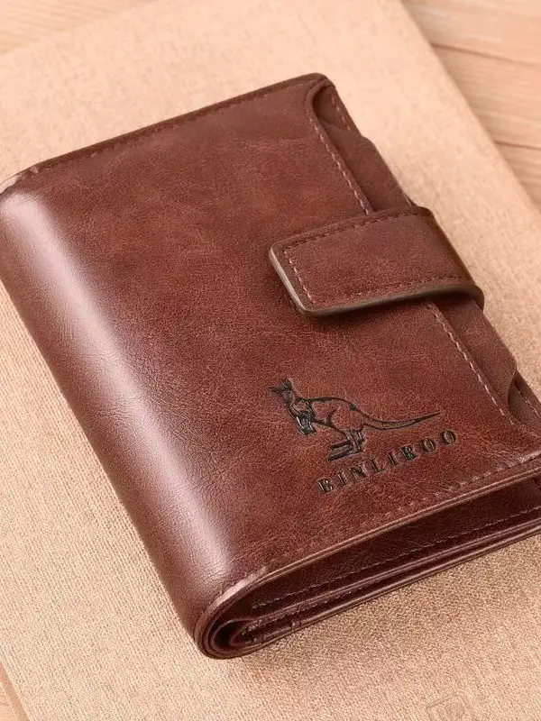 Carefully Selected High-Quality Kangaroo Oil Wax Leather Driver's License Wallet, Card Holder, Multifunctional Document Holder, Card Case, Driving License, Business Card
