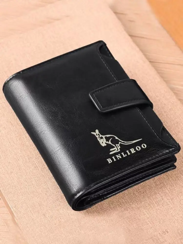 Carefully Selected High-Quality Kangaroo Oil Wax Leather Driver's License Wallet, Card Holder, Multifunctional Document Holder, Card Case, Driving License, Business Card