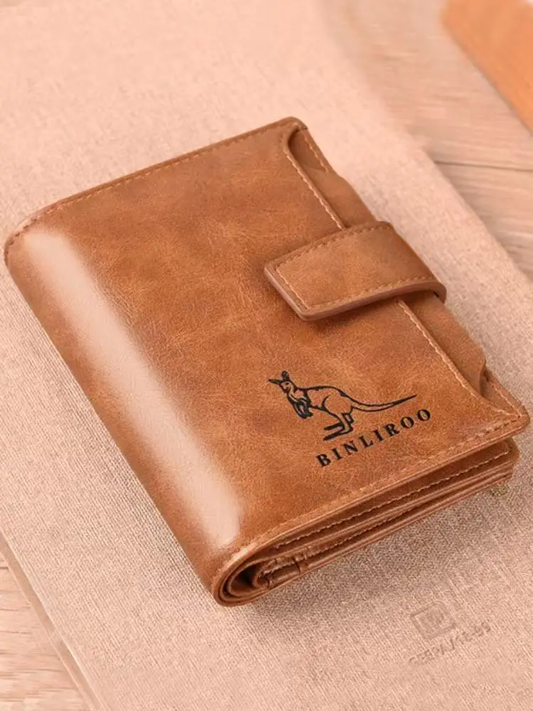 Carefully Selected High-Quality Kangaroo Oil Wax Leather Driver's License Wallet, Card Holder, Multifunctional Document Holder, Card Case, Driving License, Business Card