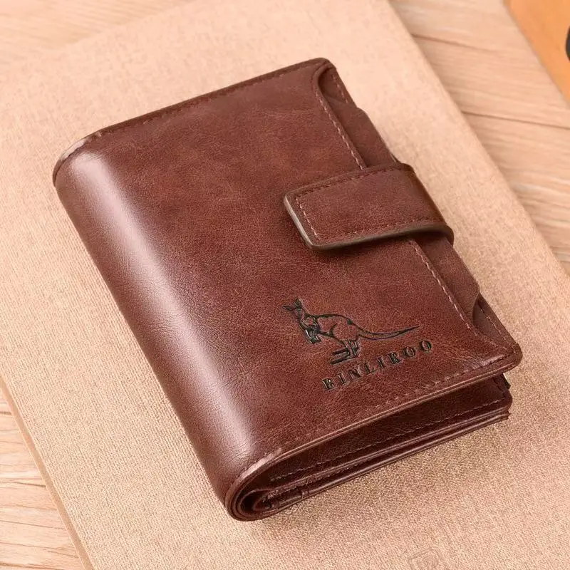Carefully Selected High-Quality Kangaroo Oil Wax Leather Driver's License Wallet, Card Holder, Multifunctional Document Holder, Card Case, Driving License, Business Card