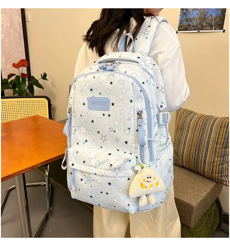 Nanfeng Starry Blue Women's Backpack Large Capacity — feature 11