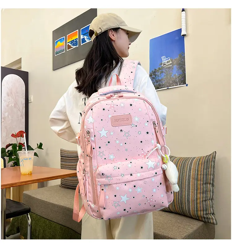 Nanfeng Starry Blue Women's Backpack Large Capacity — feature 14
