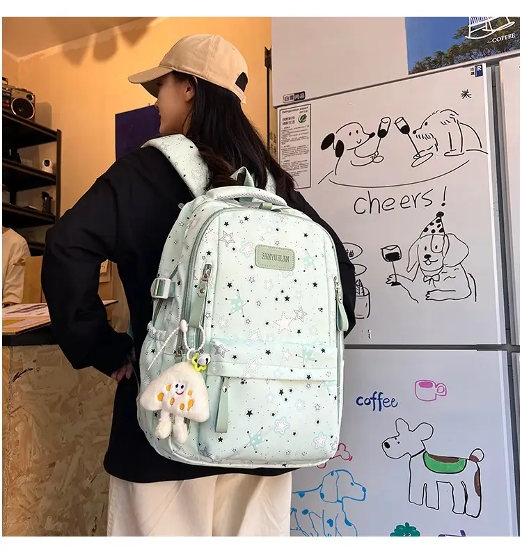 Nanfeng Starry Blue Women's Backpack Large Capacity — feature 19