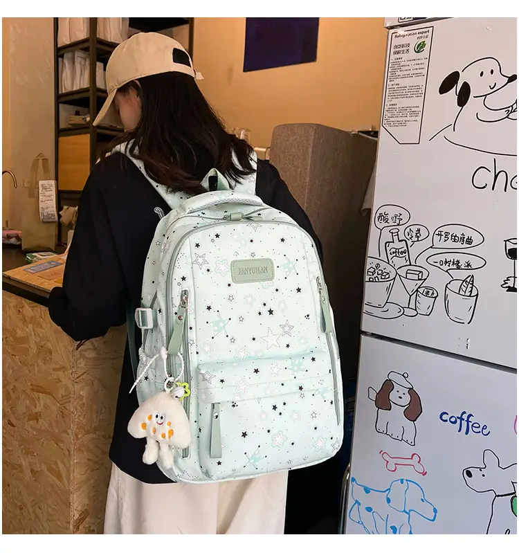 Nanfeng Starry Blue Women's Backpack Large Capacity — feature 20