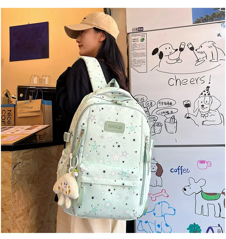 Nanfeng Starry Blue Women's Backpack Large Capacity — feature 21