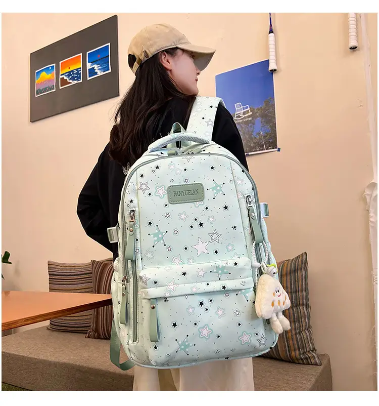 Nanfeng Starry Blue Women's Backpack Large Capacity — feature 24