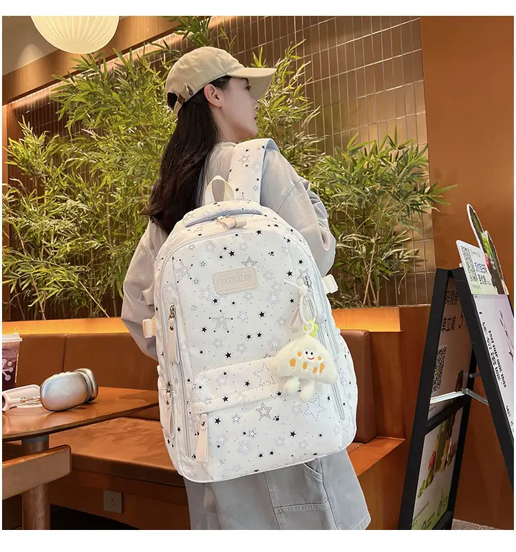 Nanfeng Starry Blue Women's Backpack Large Capacity — feature 25