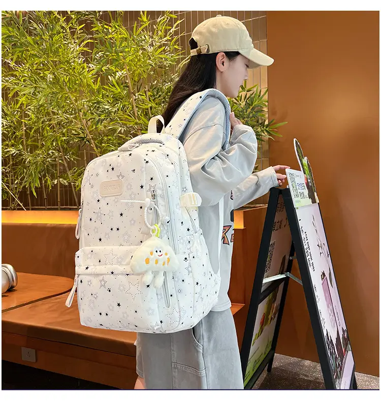 Nanfeng Starry Blue Women's Backpack Large Capacity — feature 26