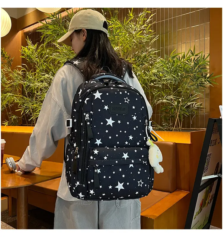 Nanfeng Starry Blue Women's Backpack Large Capacity — feature 30