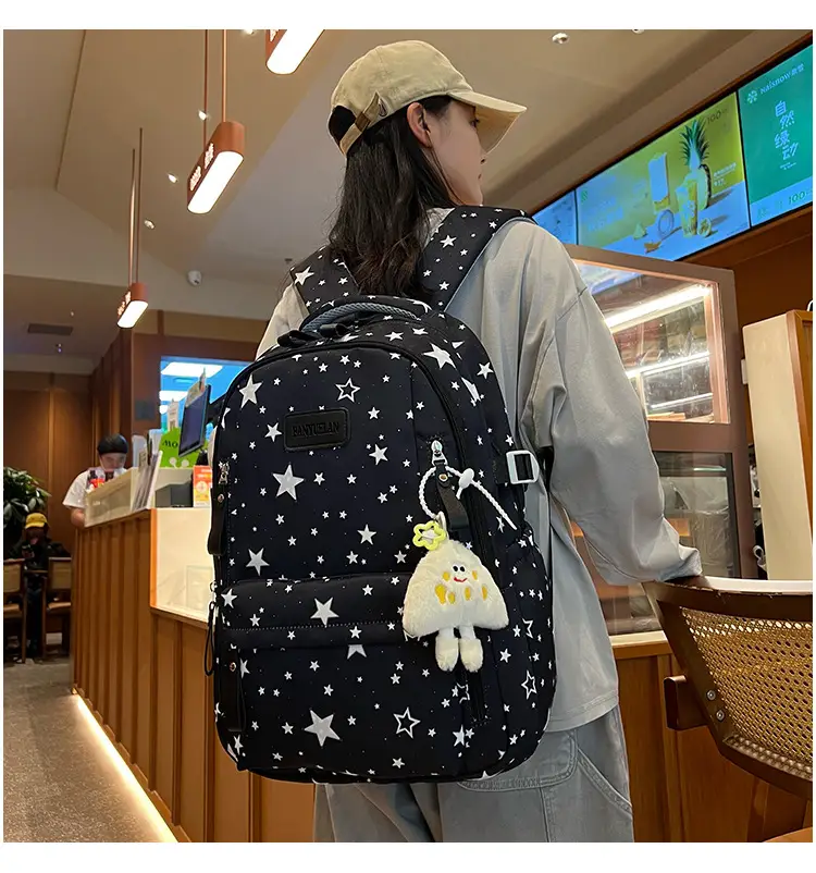 Nanfeng Starry Blue Women's Backpack Large Capacity — feature 31