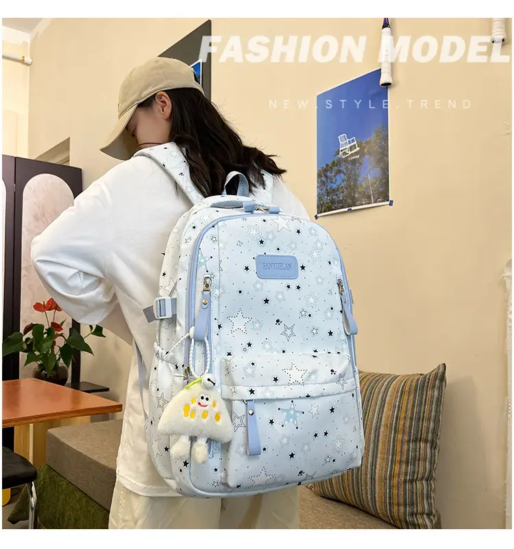 Nanfeng Starry Blue Women's Backpack Large Capacity — feature 7