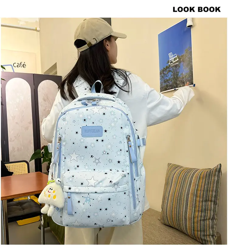Nanfeng Starry Blue Women's Backpack Large Capacity — feature 8