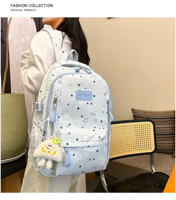 Nanfeng Starry Blue Women's Backpack Large Capacity — feature 9