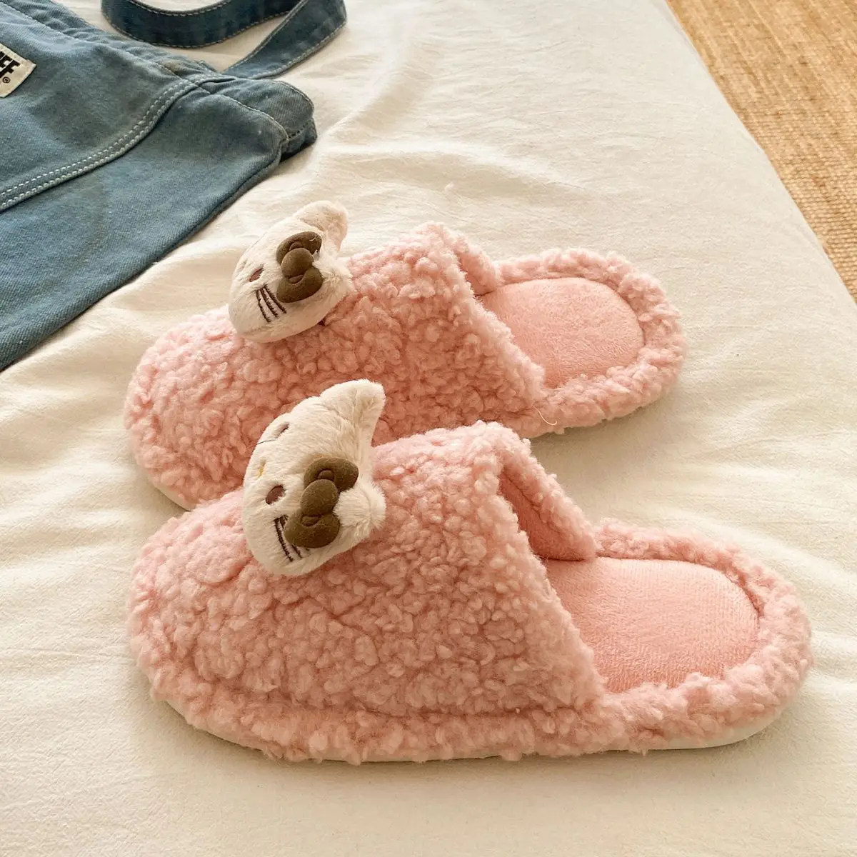 2025 Winter Cartoon Furry Cotton Slippers for Women — feature 19