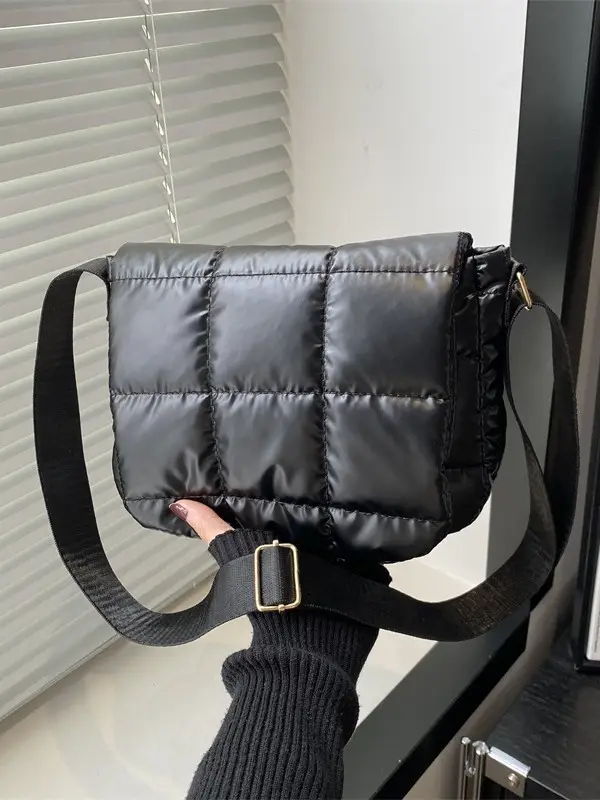 Pink Quilted Shoulder Bag for Women 2026