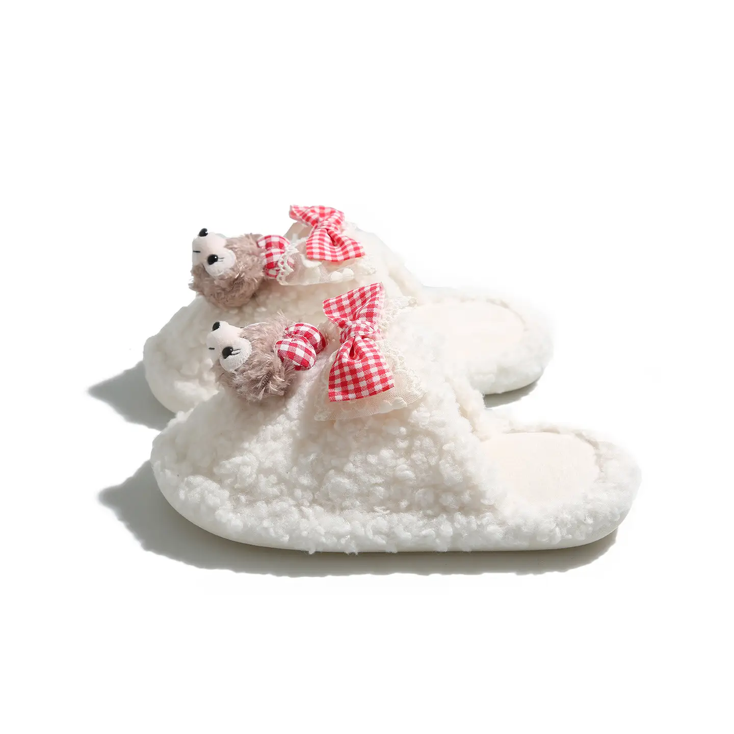 Cute Furry Slippers Women 2025 Warm Cotton - Image 38