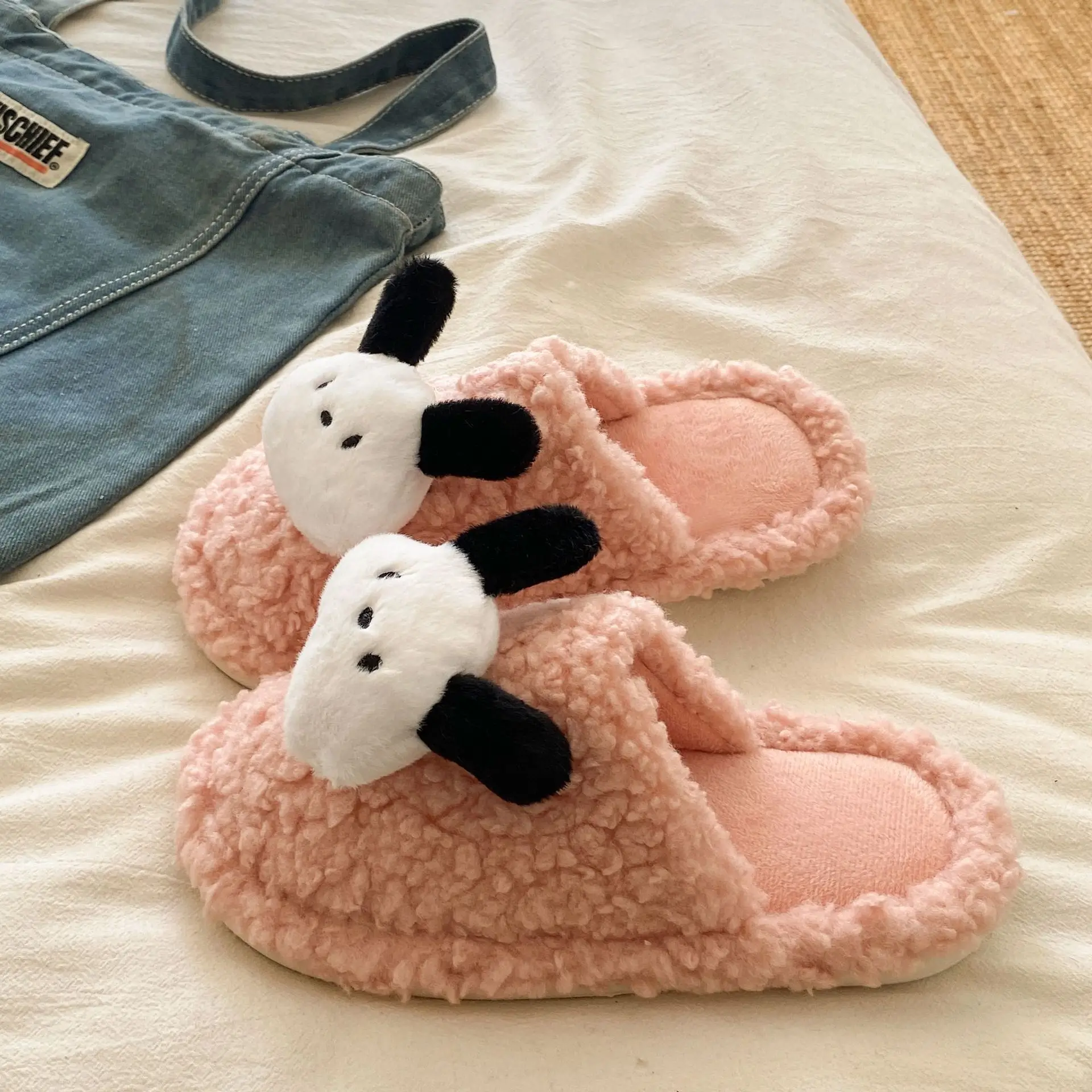 Cute Furry Slippers Women 2025 Warm Cotton - Image 28
