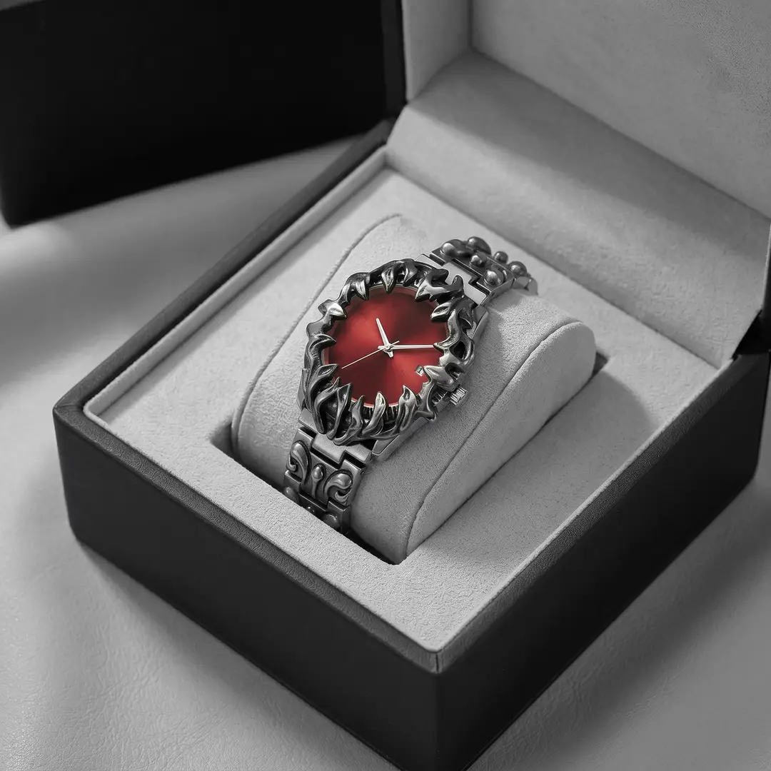 Millennial Original Y2K Alien Claw Alabaster European and American Style Niche Waterproof Quartz Watch with Luminous Feature